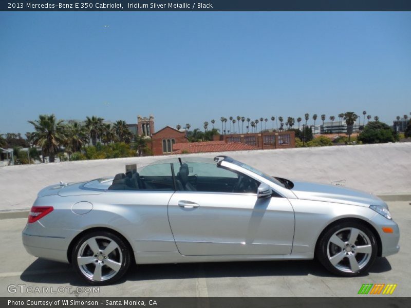 Iridium Silver Metallic / Black 2013 Mercedes-Benz E 350 Cabriolet