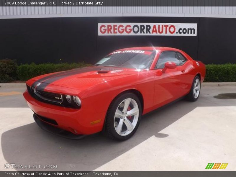 TorRed / Dark Slate Gray 2009 Dodge Challenger SRT8