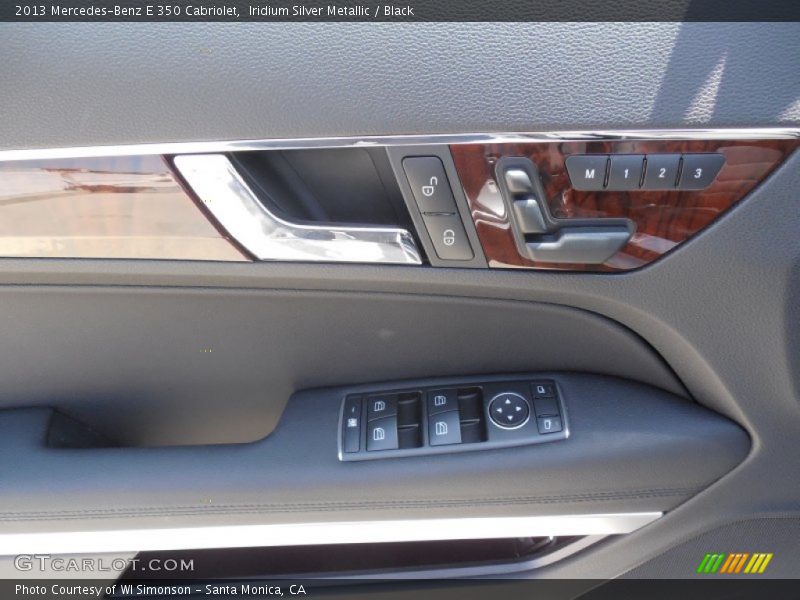 Iridium Silver Metallic / Black 2013 Mercedes-Benz E 350 Cabriolet