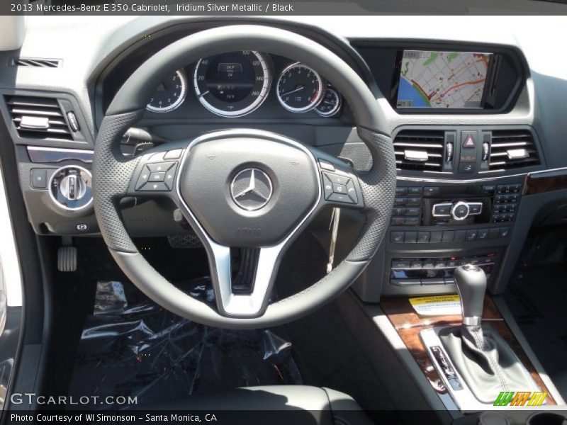 Iridium Silver Metallic / Black 2013 Mercedes-Benz E 350 Cabriolet