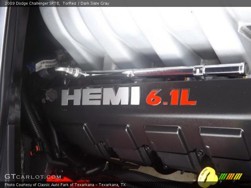 TorRed / Dark Slate Gray 2009 Dodge Challenger SRT8