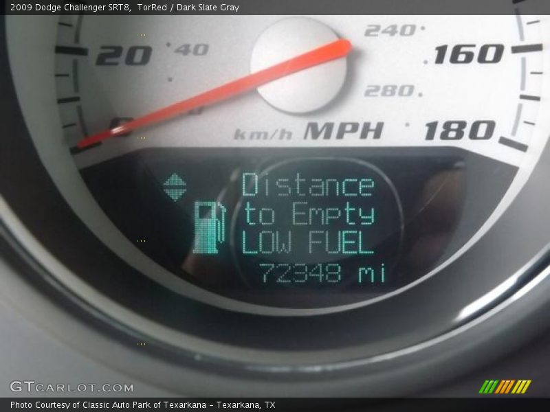TorRed / Dark Slate Gray 2009 Dodge Challenger SRT8