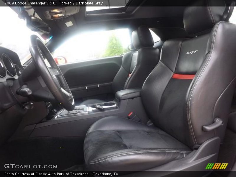 TorRed / Dark Slate Gray 2009 Dodge Challenger SRT8