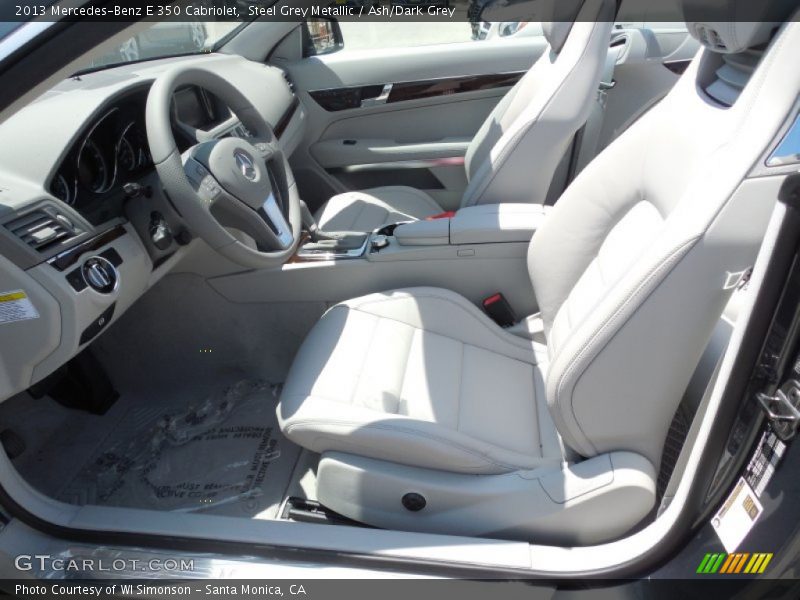  2013 E 350 Cabriolet Ash/Dark Grey Interior