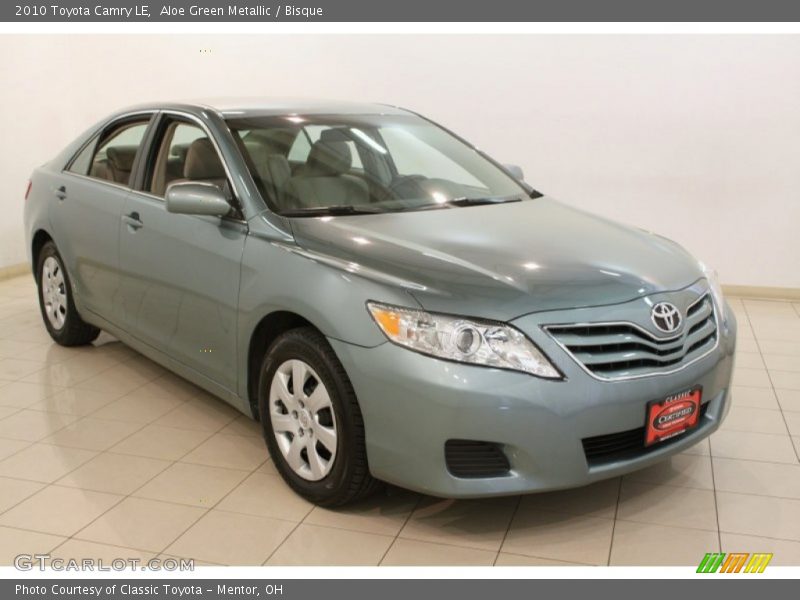 Aloe Green Metallic / Bisque 2010 Toyota Camry LE