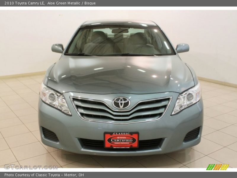 Aloe Green Metallic / Bisque 2010 Toyota Camry LE
