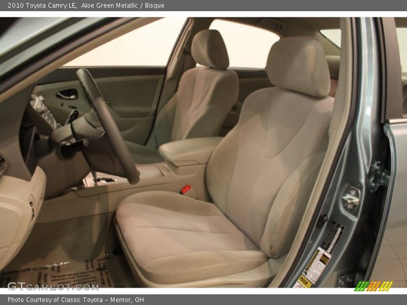 Aloe Green Metallic / Bisque 2010 Toyota Camry LE
