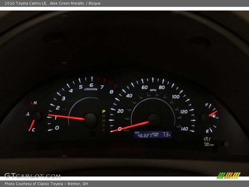 Aloe Green Metallic / Bisque 2010 Toyota Camry LE