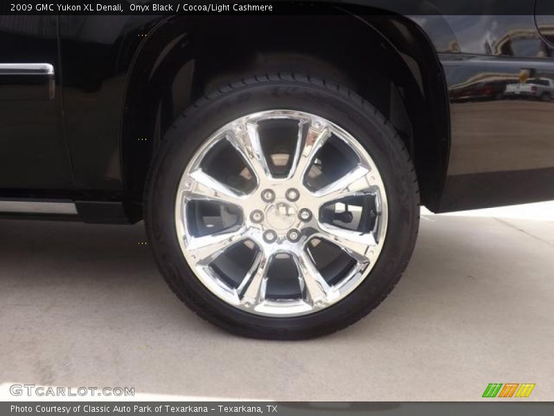 Onyx Black / Cocoa/Light Cashmere 2009 GMC Yukon XL Denali