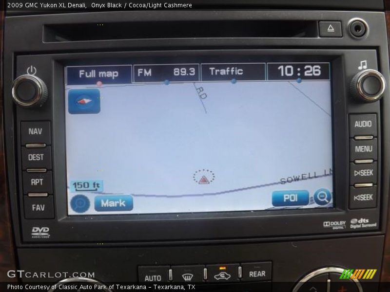 Onyx Black / Cocoa/Light Cashmere 2009 GMC Yukon XL Denali