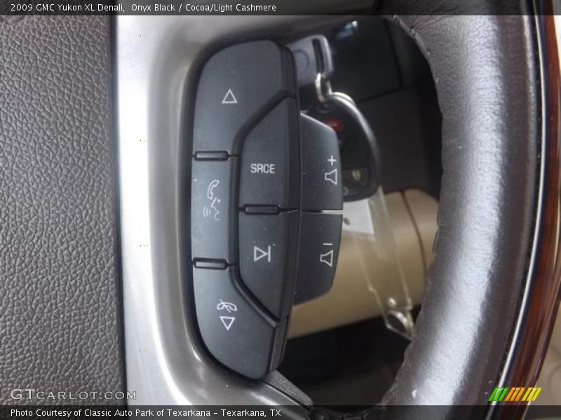 Onyx Black / Cocoa/Light Cashmere 2009 GMC Yukon XL Denali