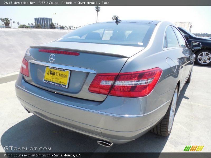 Palladium Silver Metallic / Black 2013 Mercedes-Benz E 350 Coupe