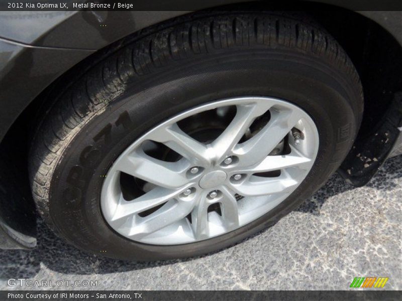 Metal Bronze / Beige 2012 Kia Optima LX