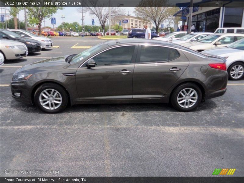 Metal Bronze / Beige 2012 Kia Optima LX