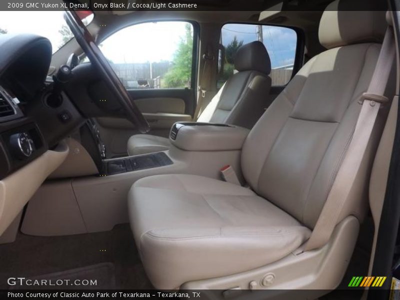 Onyx Black / Cocoa/Light Cashmere 2009 GMC Yukon XL Denali