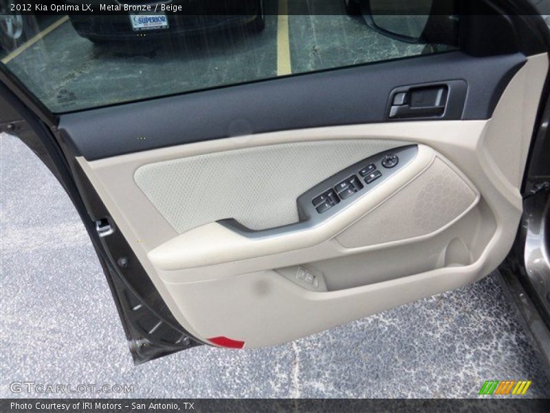 Metal Bronze / Beige 2012 Kia Optima LX