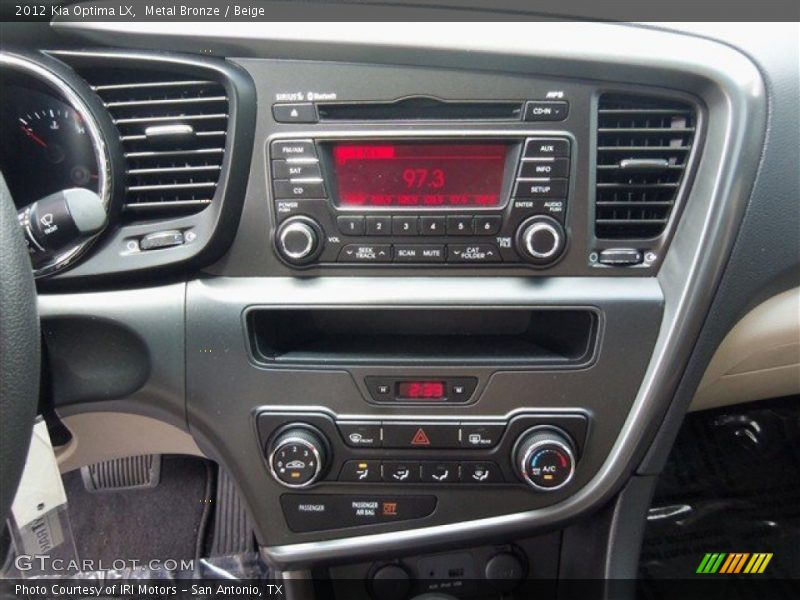 Metal Bronze / Beige 2012 Kia Optima LX