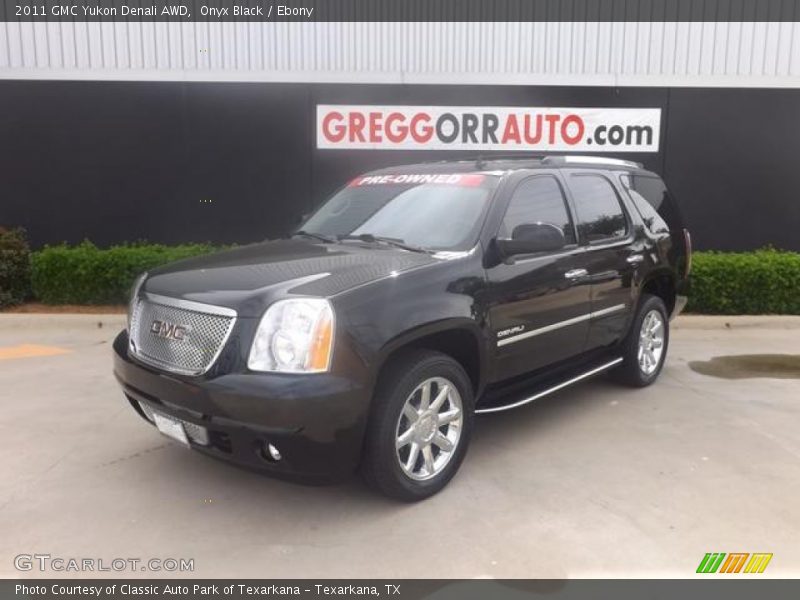 Onyx Black / Ebony 2011 GMC Yukon Denali AWD