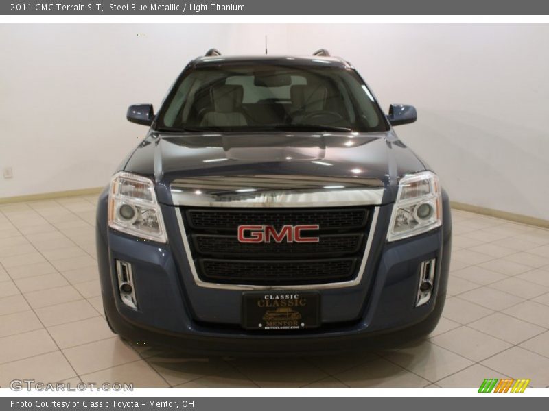 Steel Blue Metallic / Light Titanium 2011 GMC Terrain SLT