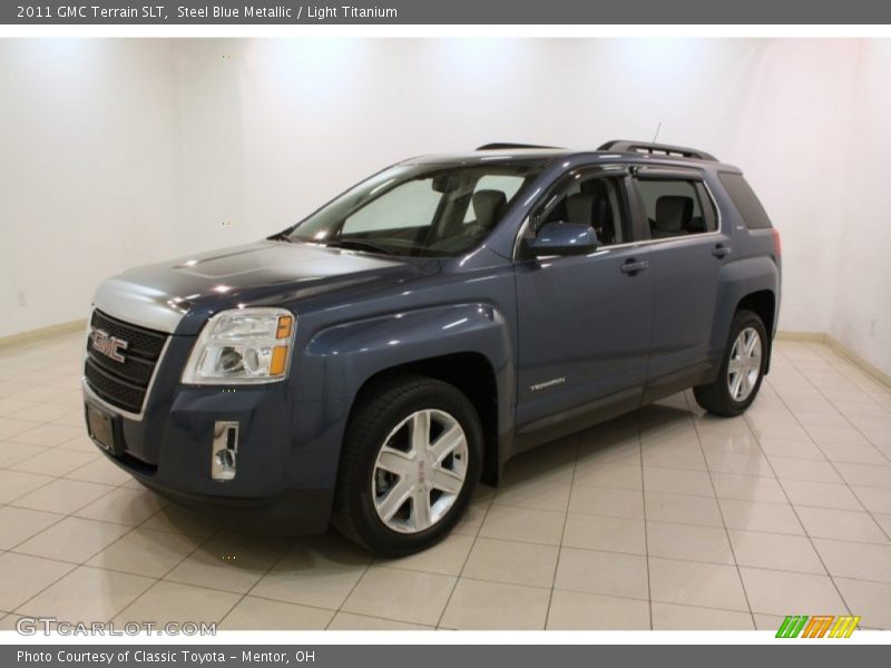 Steel Blue Metallic / Light Titanium 2011 GMC Terrain SLT