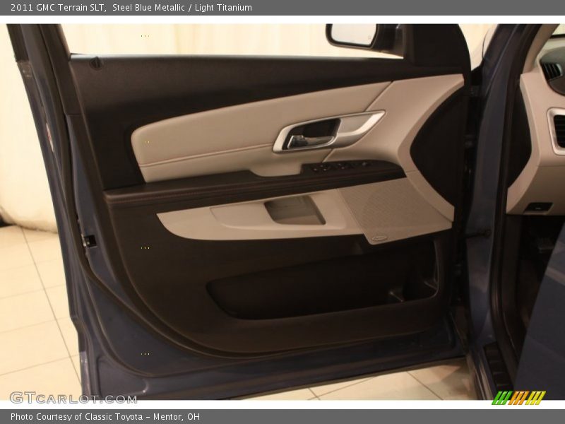 Steel Blue Metallic / Light Titanium 2011 GMC Terrain SLT