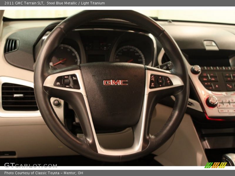 Steel Blue Metallic / Light Titanium 2011 GMC Terrain SLT