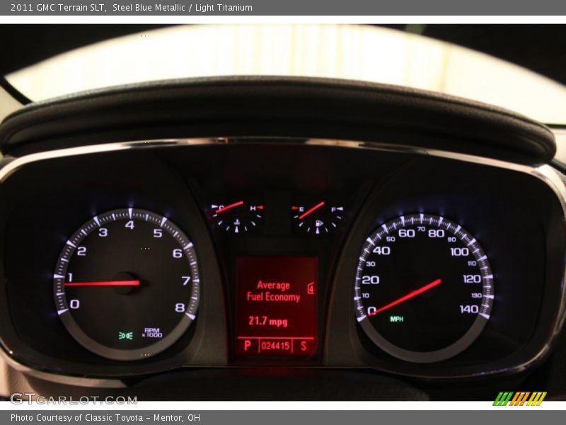 Steel Blue Metallic / Light Titanium 2011 GMC Terrain SLT