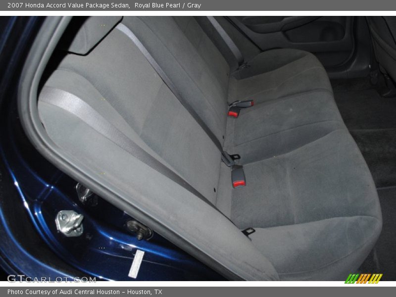 Royal Blue Pearl / Gray 2007 Honda Accord Value Package Sedan