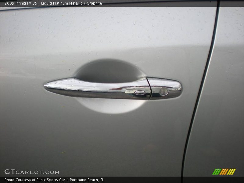Liquid Platinum Metallic / Graphite 2009 Infiniti FX 35