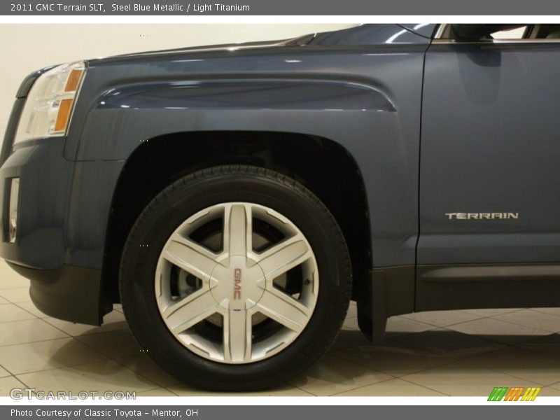 Steel Blue Metallic / Light Titanium 2011 GMC Terrain SLT