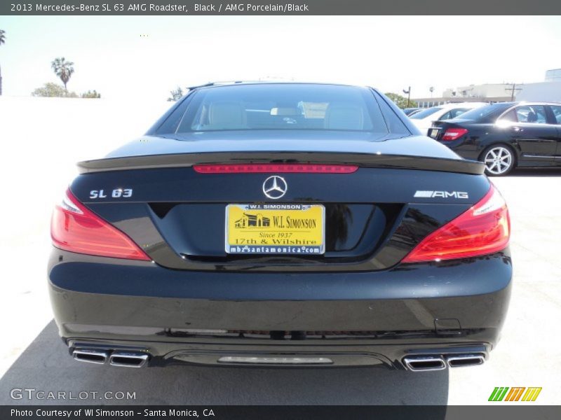 Black / AMG Porcelain/Black 2013 Mercedes-Benz SL 63 AMG Roadster