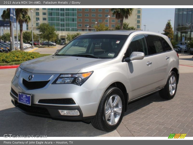Palladium Metallic / Ebony 2013 Acura MDX SH-AWD