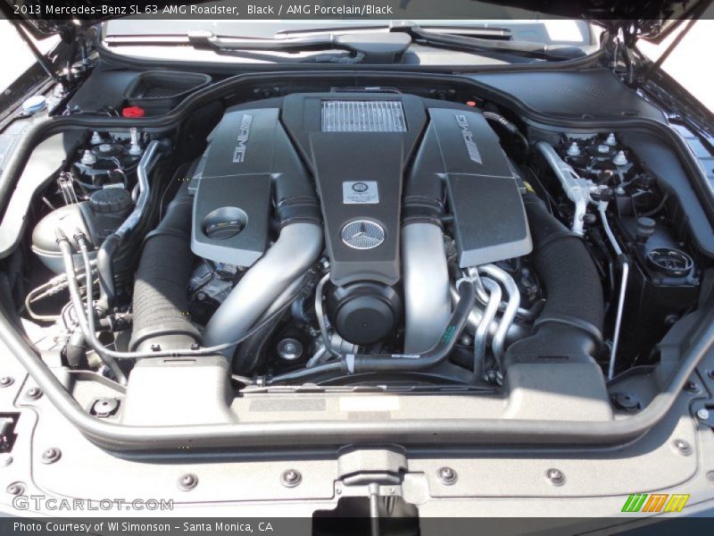  2013 SL 63 AMG Roadster Engine - 5.5 Liter AMG DI Biturbo DOHC 32-Valve V8