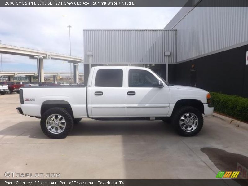 Summit White / Neutral 2006 GMC Sierra 1500 SLT Z71 Crew Cab 4x4