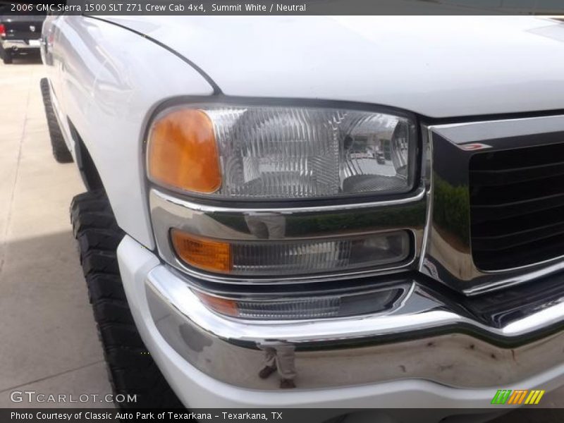 Summit White / Neutral 2006 GMC Sierra 1500 SLT Z71 Crew Cab 4x4