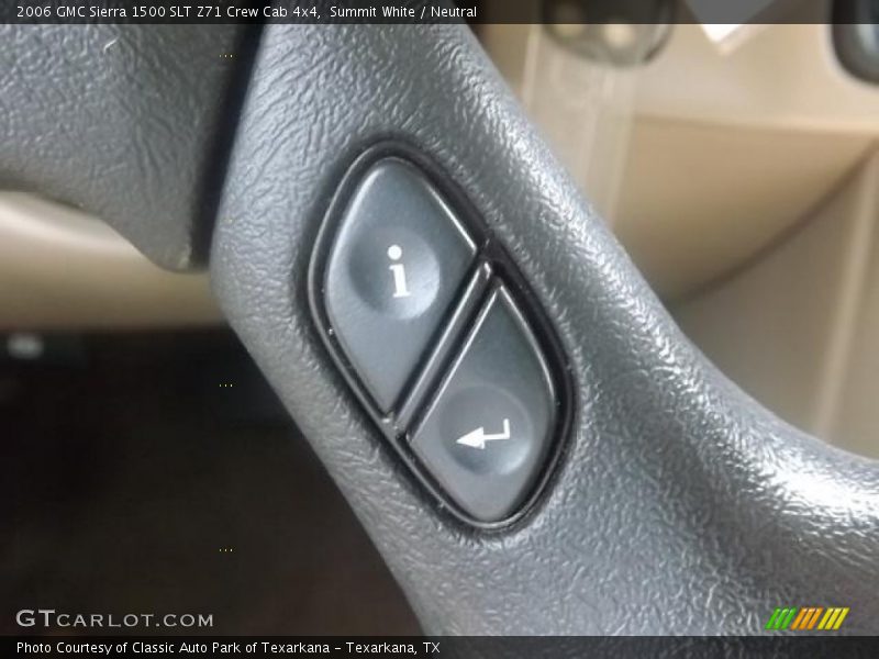 Summit White / Neutral 2006 GMC Sierra 1500 SLT Z71 Crew Cab 4x4