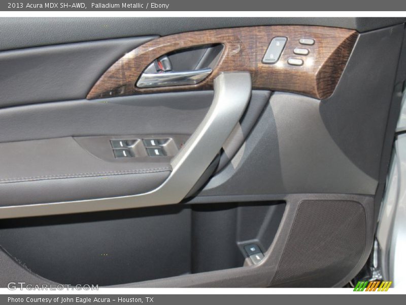 Palladium Metallic / Ebony 2013 Acura MDX SH-AWD