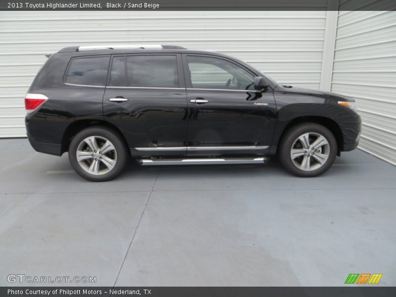 Black / Sand Beige 2013 Toyota Highlander Limited