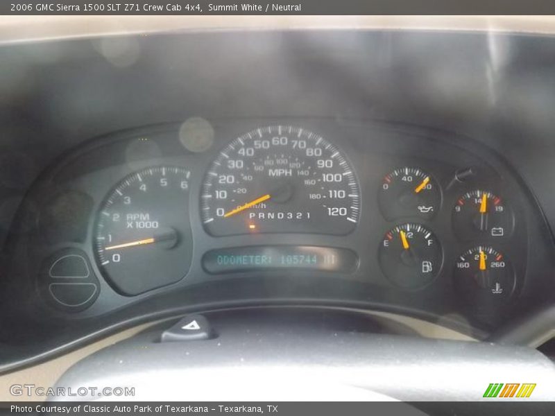 Summit White / Neutral 2006 GMC Sierra 1500 SLT Z71 Crew Cab 4x4