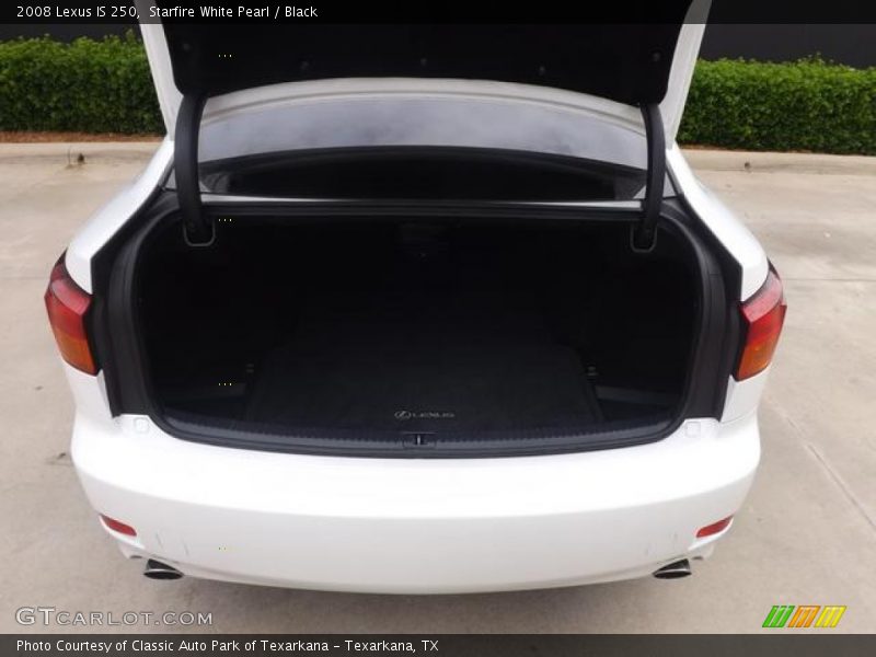 Starfire White Pearl / Black 2008 Lexus IS 250