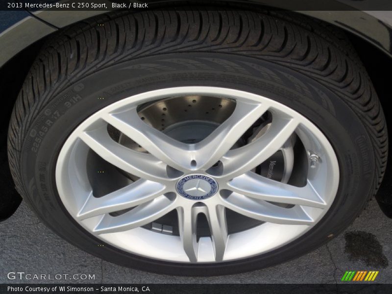 Black / Black 2013 Mercedes-Benz C 250 Sport