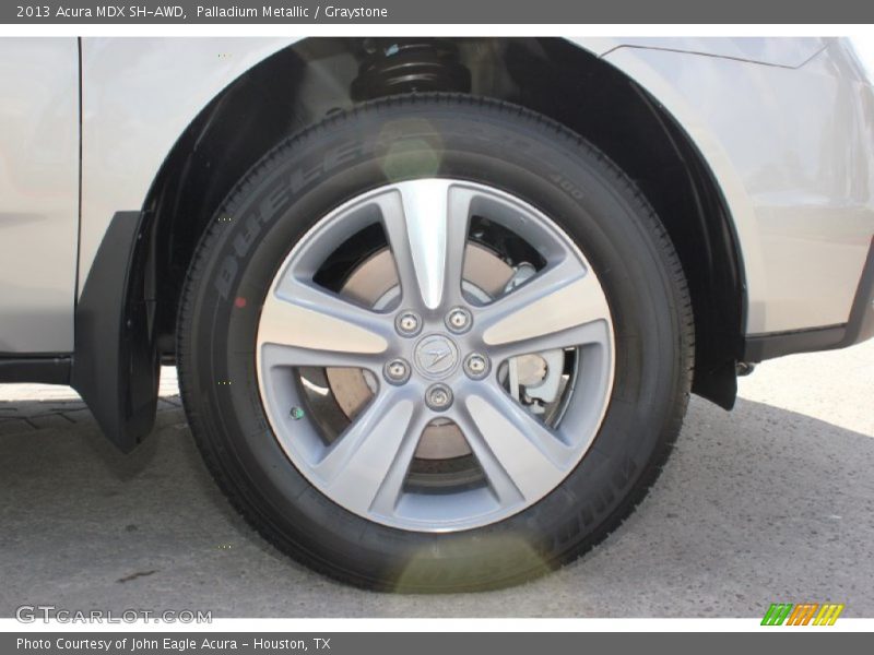 Palladium Metallic / Graystone 2013 Acura MDX SH-AWD