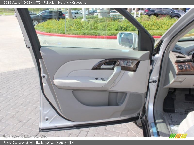Palladium Metallic / Graystone 2013 Acura MDX SH-AWD