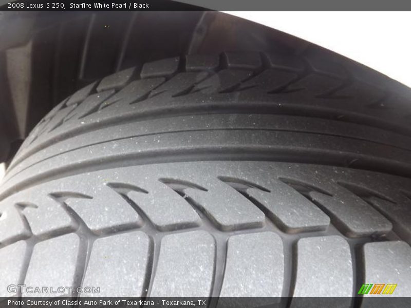 Starfire White Pearl / Black 2008 Lexus IS 250