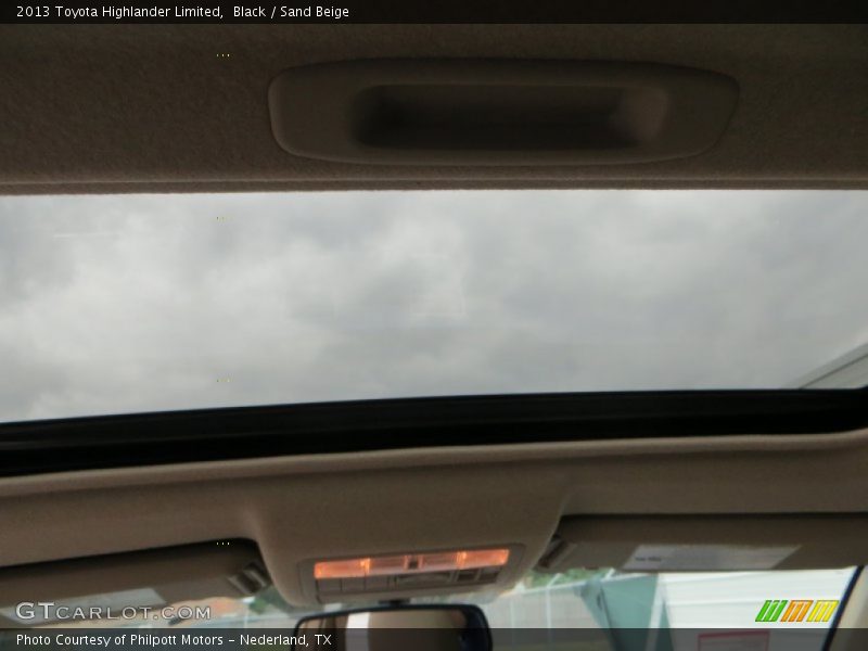 Black / Sand Beige 2013 Toyota Highlander Limited