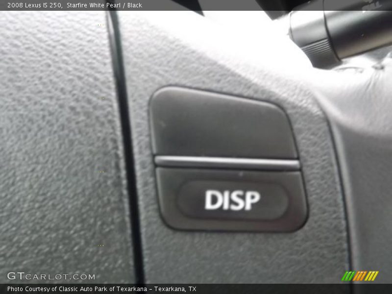 Starfire White Pearl / Black 2008 Lexus IS 250