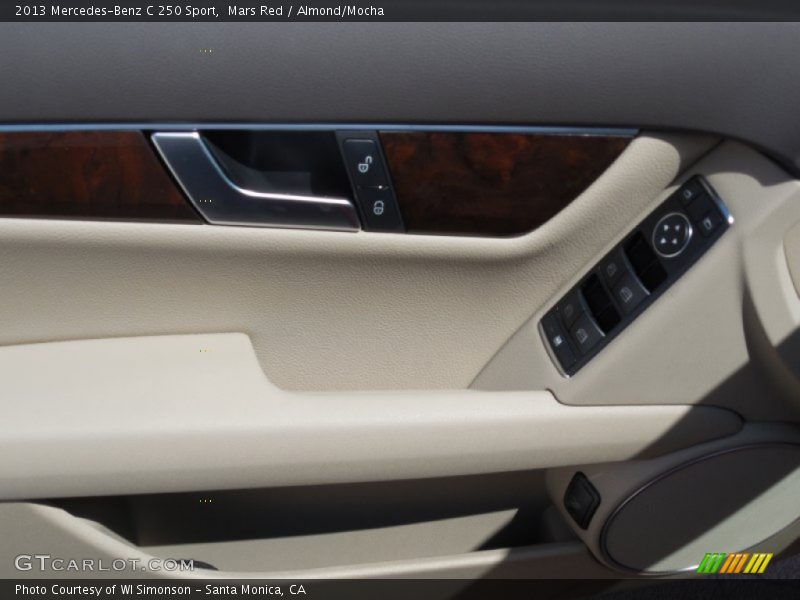 Mars Red / Almond/Mocha 2013 Mercedes-Benz C 250 Sport