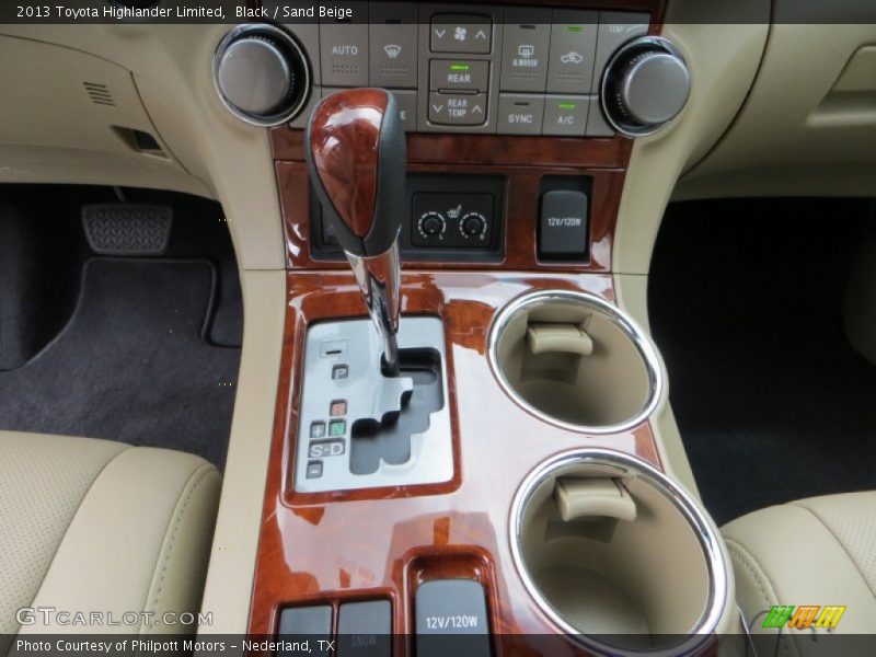 Black / Sand Beige 2013 Toyota Highlander Limited