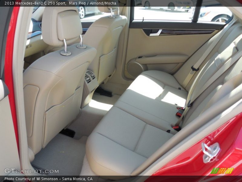 Mars Red / Almond/Mocha 2013 Mercedes-Benz C 250 Sport
