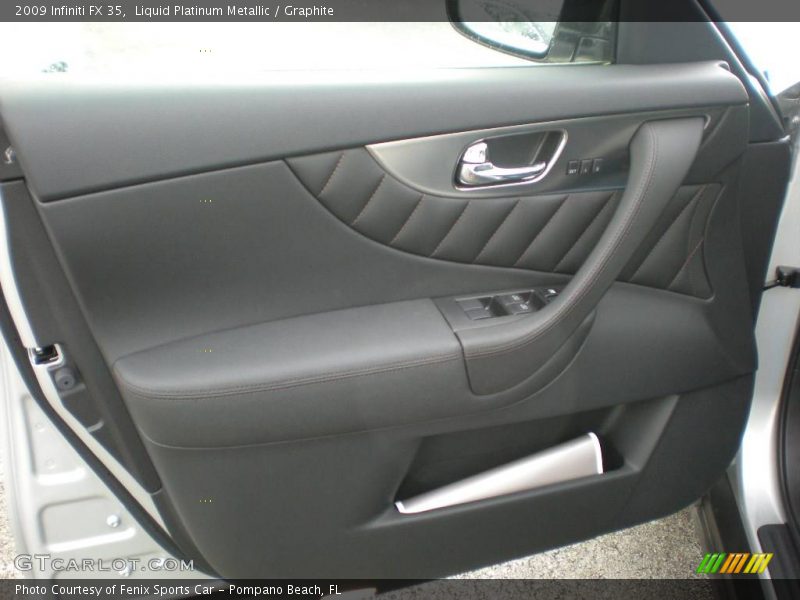 Liquid Platinum Metallic / Graphite 2009 Infiniti FX 35